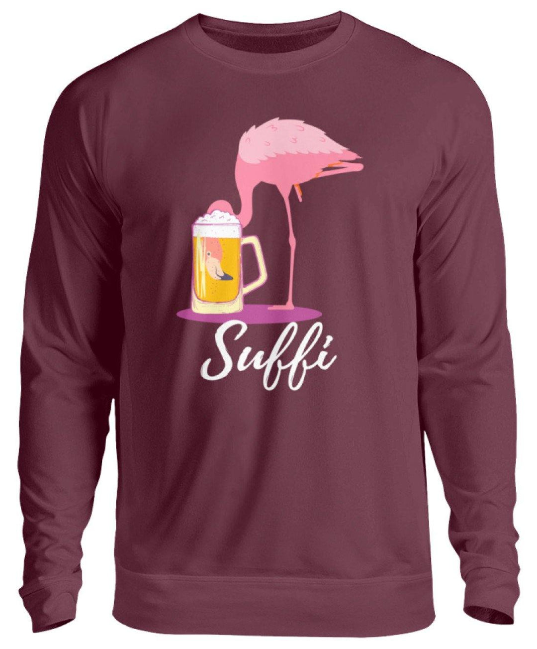 Flamingo Suffi - Words on Shirt  - Unisex Pullover - Words on Shirts Sag es mit dem Mittelfinger Shirts Hoodies Sweatshirt Taschen Gymsack Spruch Sprüche Statement