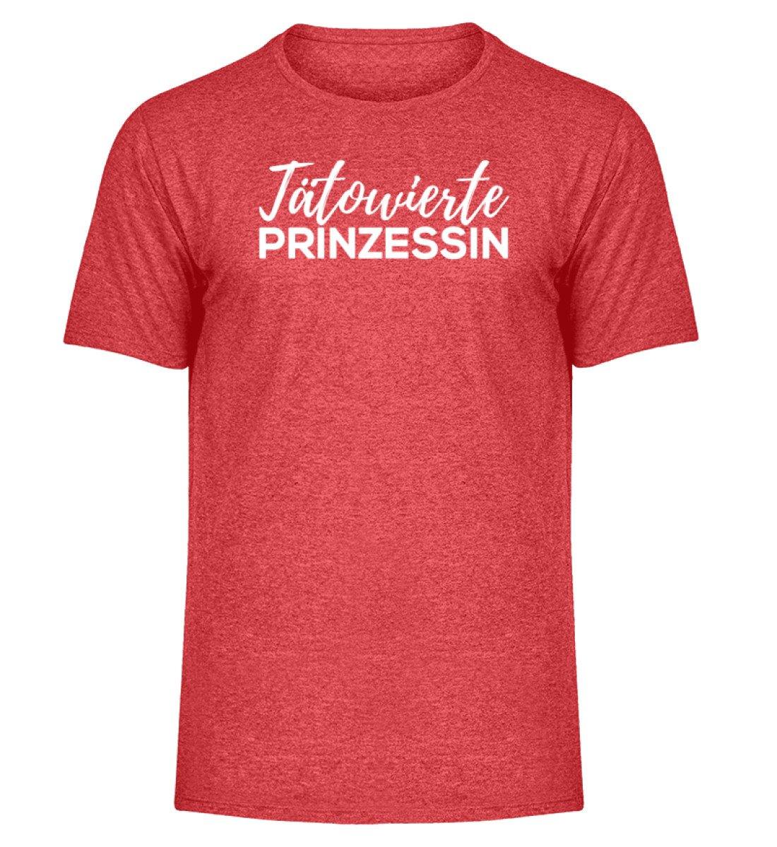 Tätowierte Prinzessin Words on Shirts PR  - Herren Melange Shirt