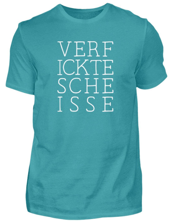 Verf ickte sche isse - Words on Shirts  - Herren Shirt - Words on Shirts Sag es mit dem Mittelfinger Shirts Hoodies Sweatshirt Taschen Gymsack Spruch Sprüche Statement