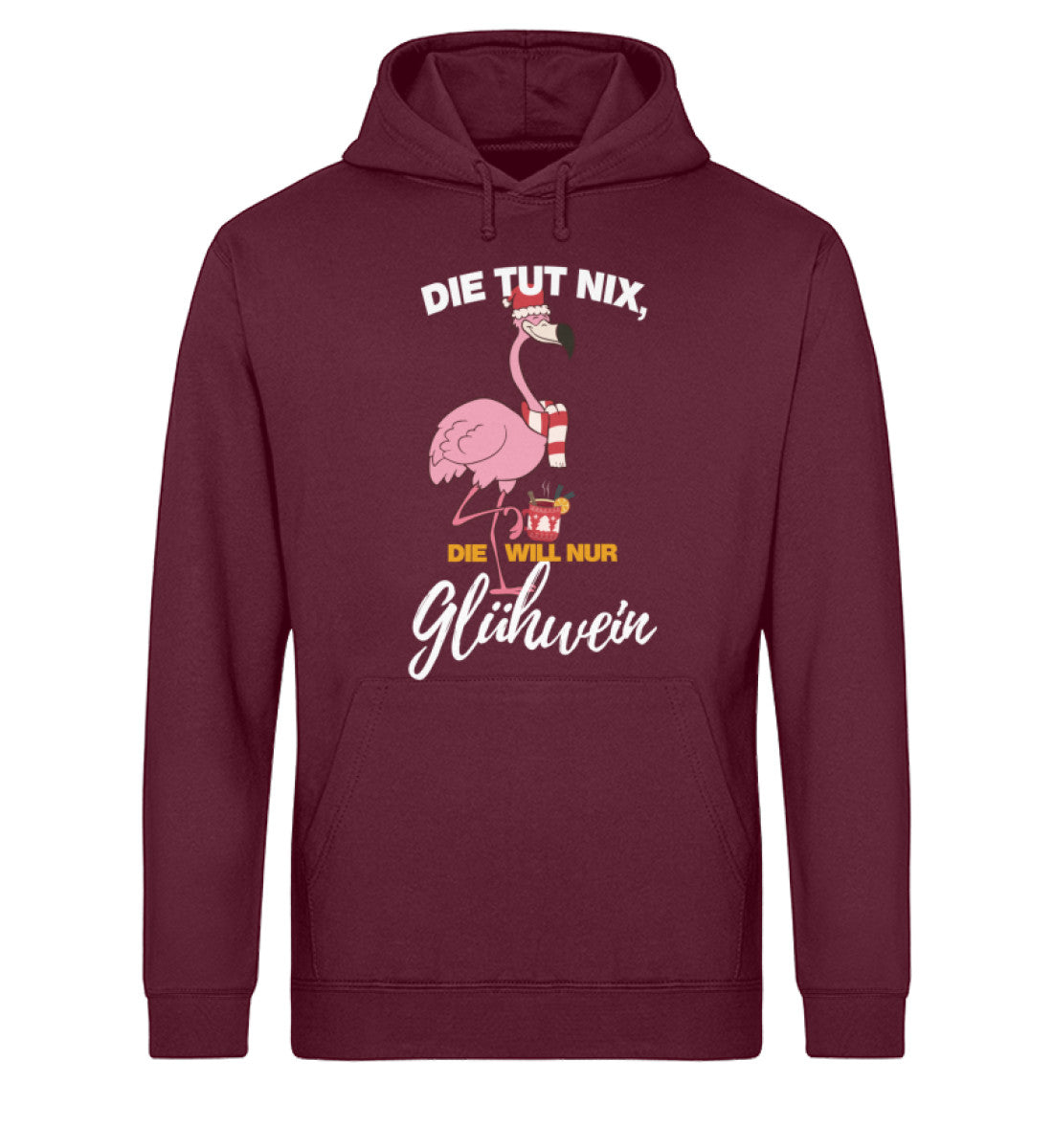 Die tut nix, die will nur Glühwein XMAX  - Unisex Organic Hoodie