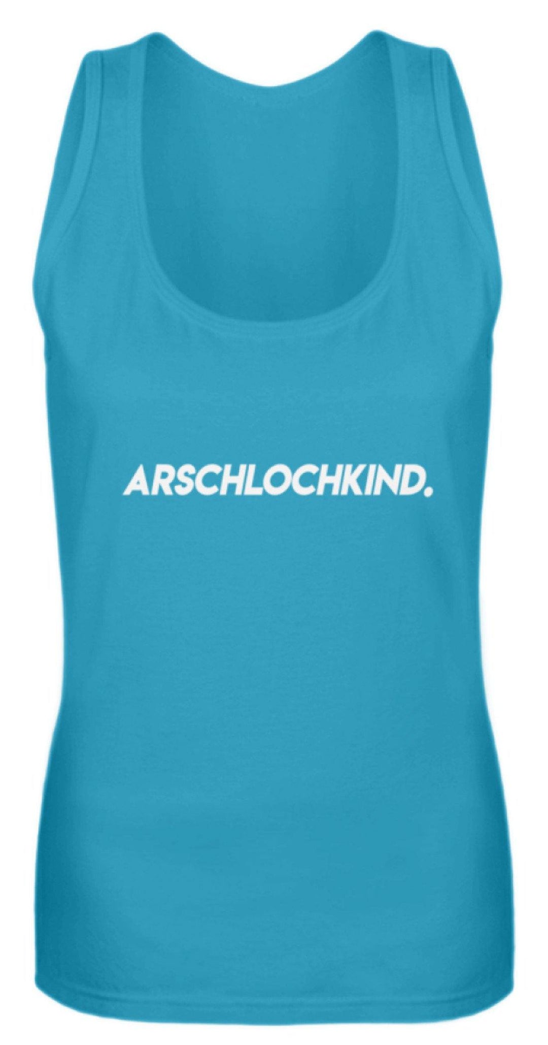 Arschlochkind.  - Frauen Tanktop - Words on Shirts