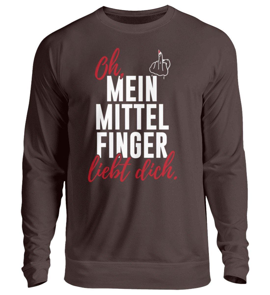 Oh, mein Mittelfinger liebt dich.  - Unisex Pullover