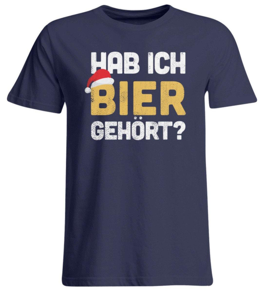 Hab ich Bier gehört? - Words on Shirts  - Übergrößenshirt - Words on Shirts Sag es mit dem Mittelfinger Shirts Hoodies Sweatshirt Taschen Gymsack Spruch Sprüche Statement