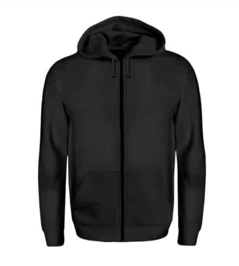 Mit leerem Hirn - Words on Shirts  - Zip-Hoodie - Sweatjacke