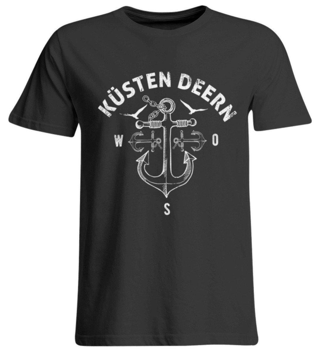 Küsten Deern 2 - Norddeutsch   - Übergrößenshirt - Words on Shirts Sag es mit dem Mittelfinger Shirts Hoodies Sweatshirt Taschen Gymsack Spruch Sprüche Statement