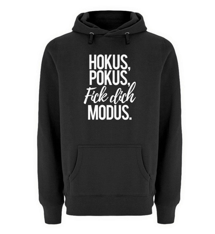 Fick dich Modus - Words on Shirts - PR  - Unisex Premium Kapuzenpullover - Words on Shirts Sag es mit dem Mittelfinger Shirts Hoodies Sweatshirt Taschen Gymsack Spruch Sprüche Statement