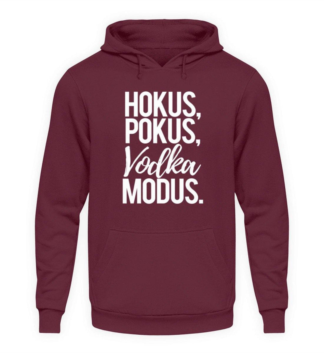 Hokus, Pokus, Vodka Modus  - Unisex Kapuzenpullover Hoodie - Words on Shirts