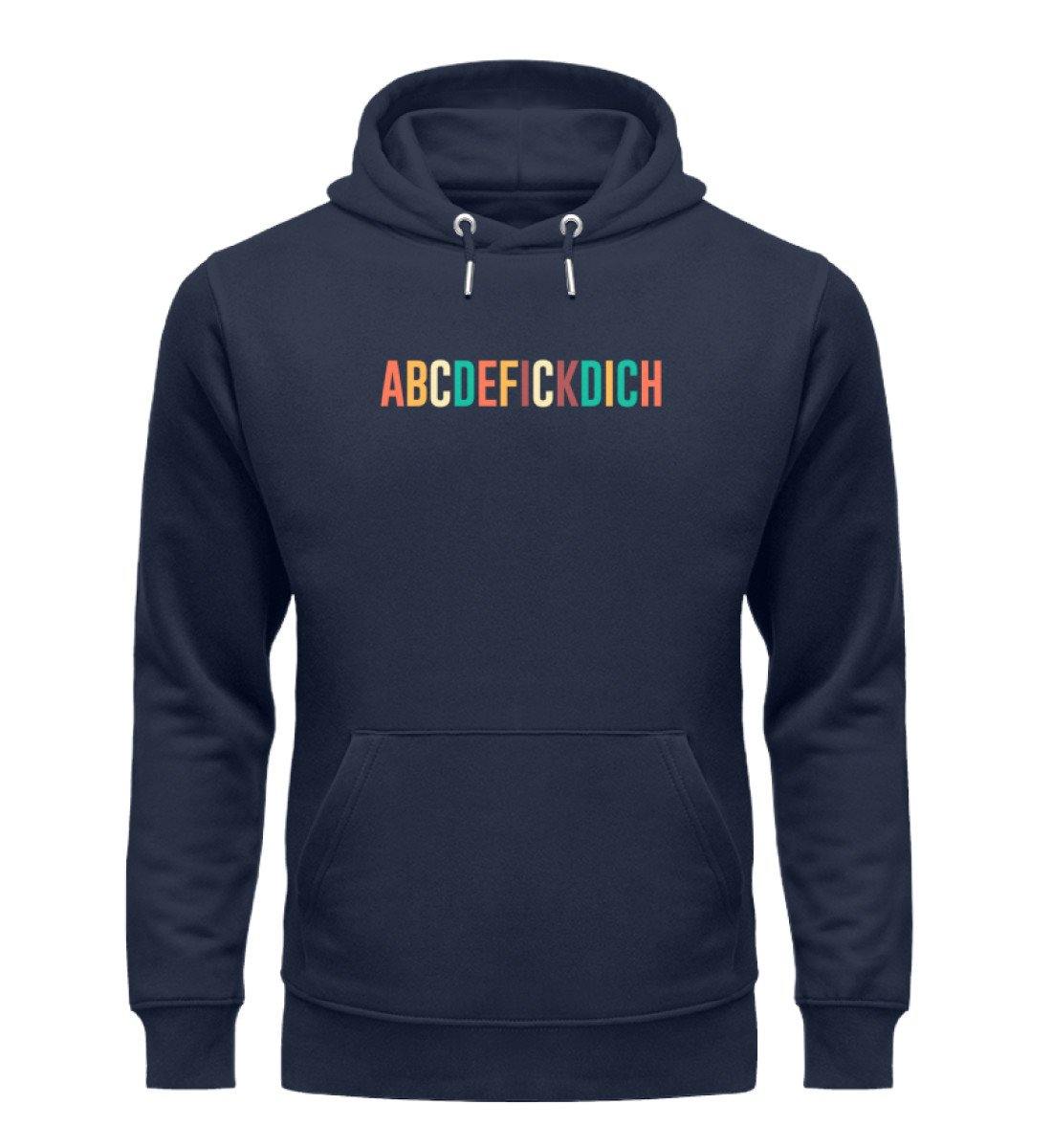 ABCDEFICKDICH - Words on Shirts  - Unisex Organic Hoodie