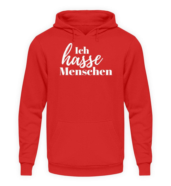 Ich hasse Menschen  - Unisex Kapuzenpullover Hoodie - Words on Shirts