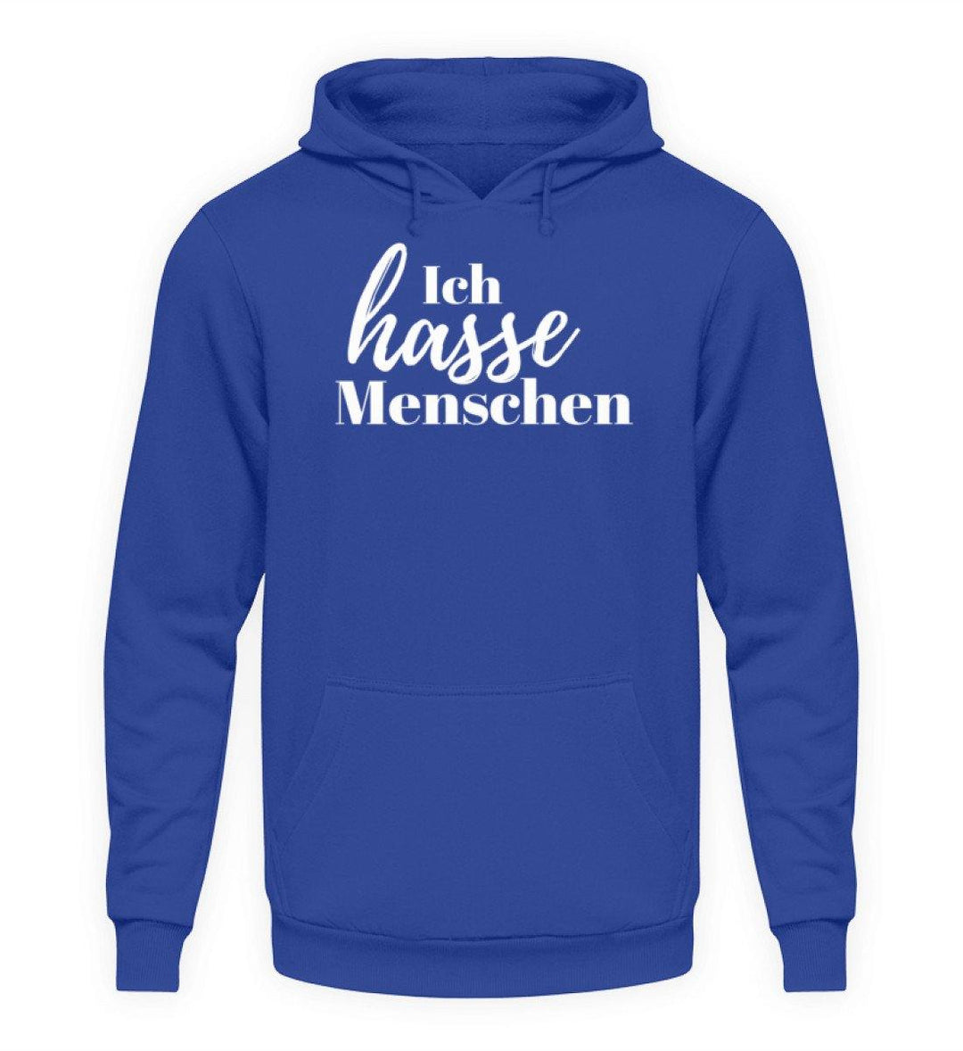 Ich hasse Menschen  - Unisex Kapuzenpullover Hoodie - Words on Shirts