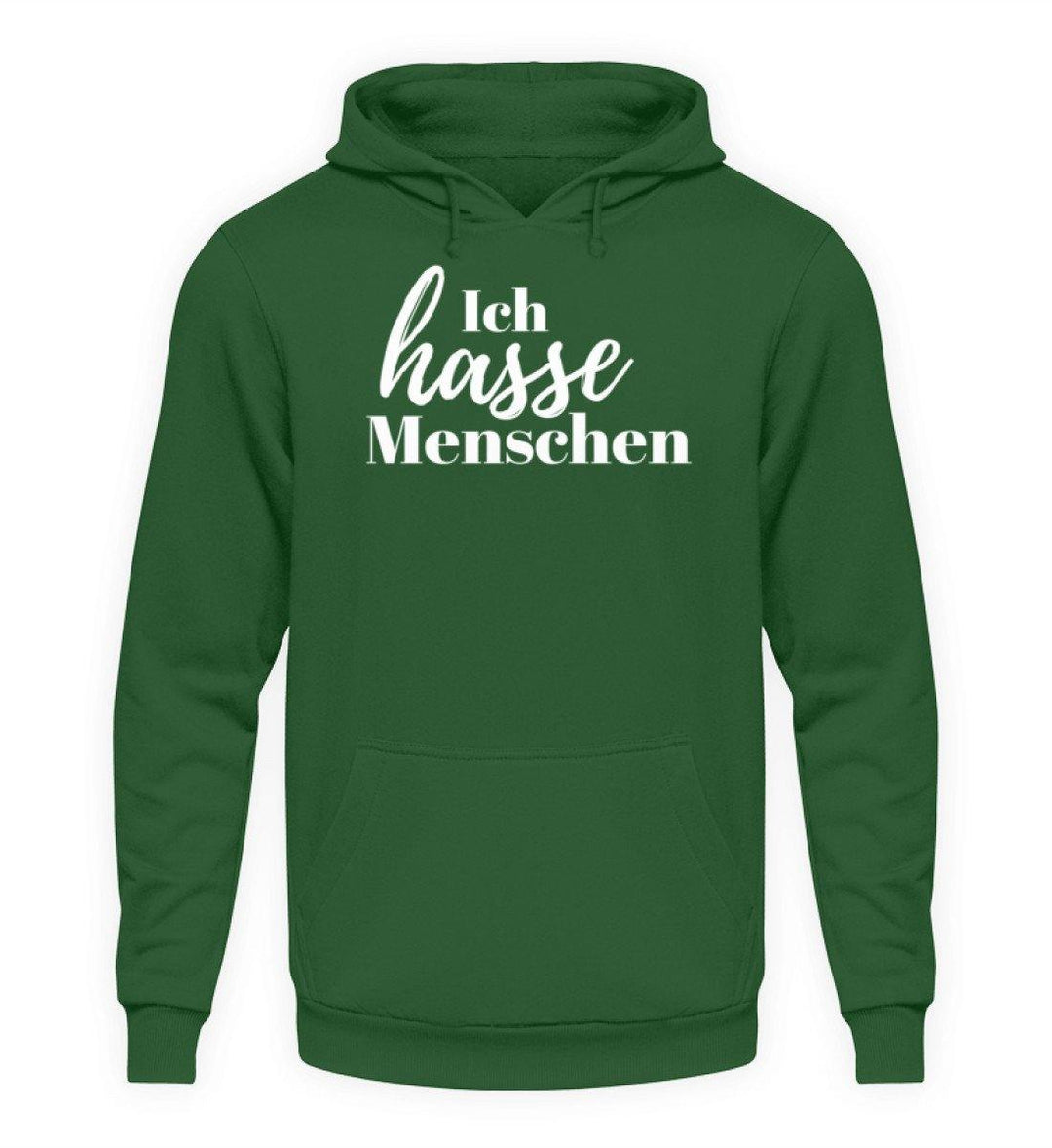 Ich hasse Menschen  - Unisex Kapuzenpullover Hoodie - Words on Shirts