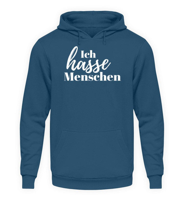 Ich hasse Menschen  - Unisex Kapuzenpullover Hoodie - Words on Shirts