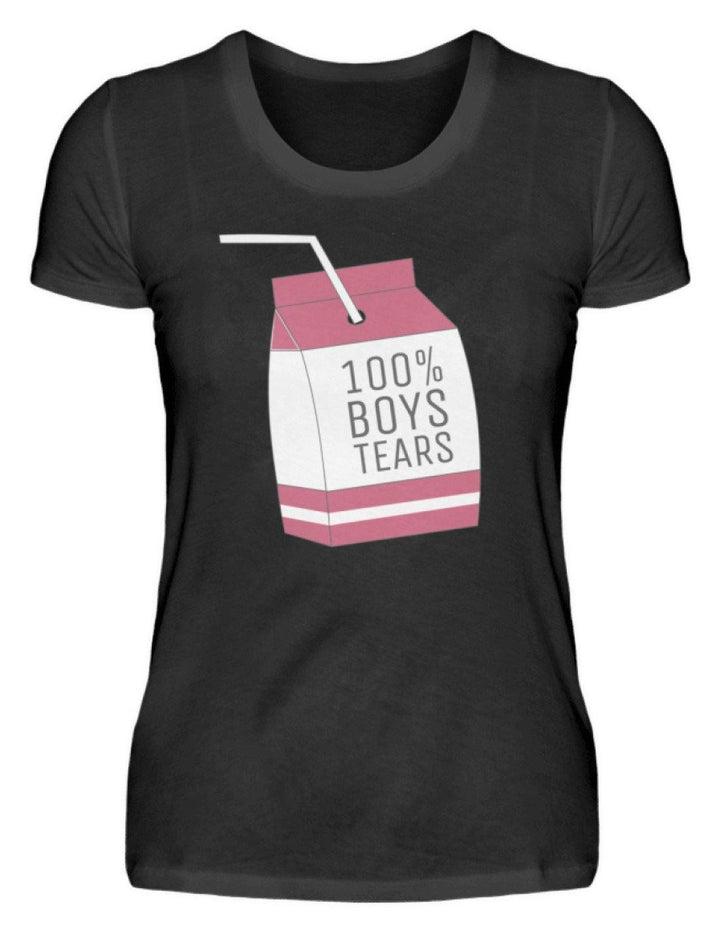 100% Boys Tears  - Damenshirt - Words on Shirts