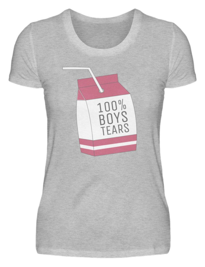 100% Boys Tears  - Damenshirt - Words on Shirts