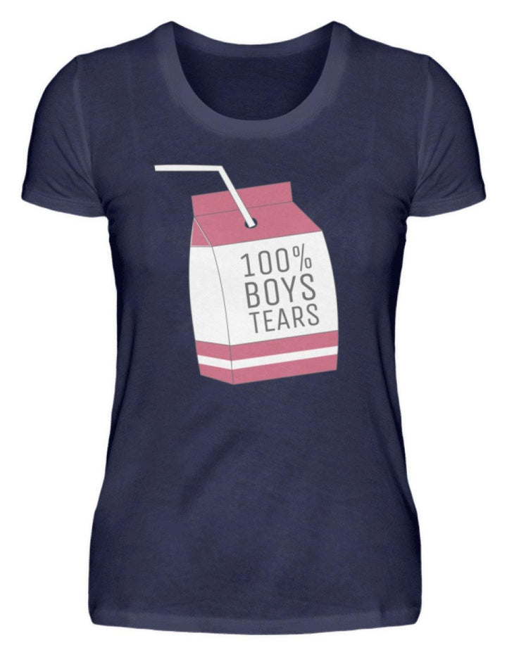 100% Boys Tears  - Damenshirt - Words on Shirts