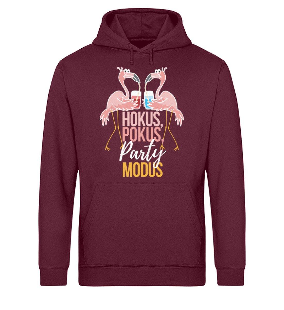 Flamingo - Hokus, Pokus, Party Modus  - Unisex Organic Hoodie