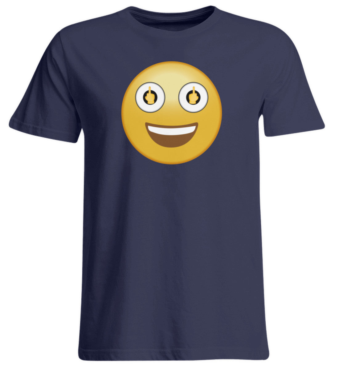 Smiley - Mittelfinger - 1  - Übergrößenshirt