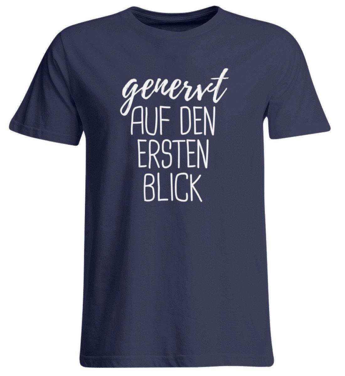 Genervt ersten Blick - Words on Shirts  - Übergrößenshirt