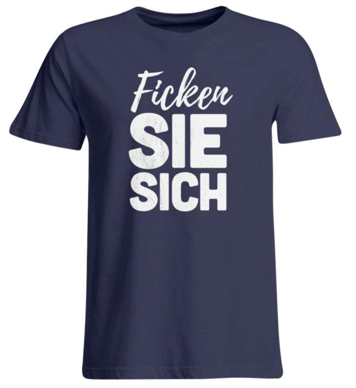 F*cken Sie sich - Words on Shirt  - Übergrößenshirt - Words on Shirts Sag es mit dem Mittelfinger Shirts Hoodies Sweatshirt Taschen Gymsack Spruch Sprüche Statement