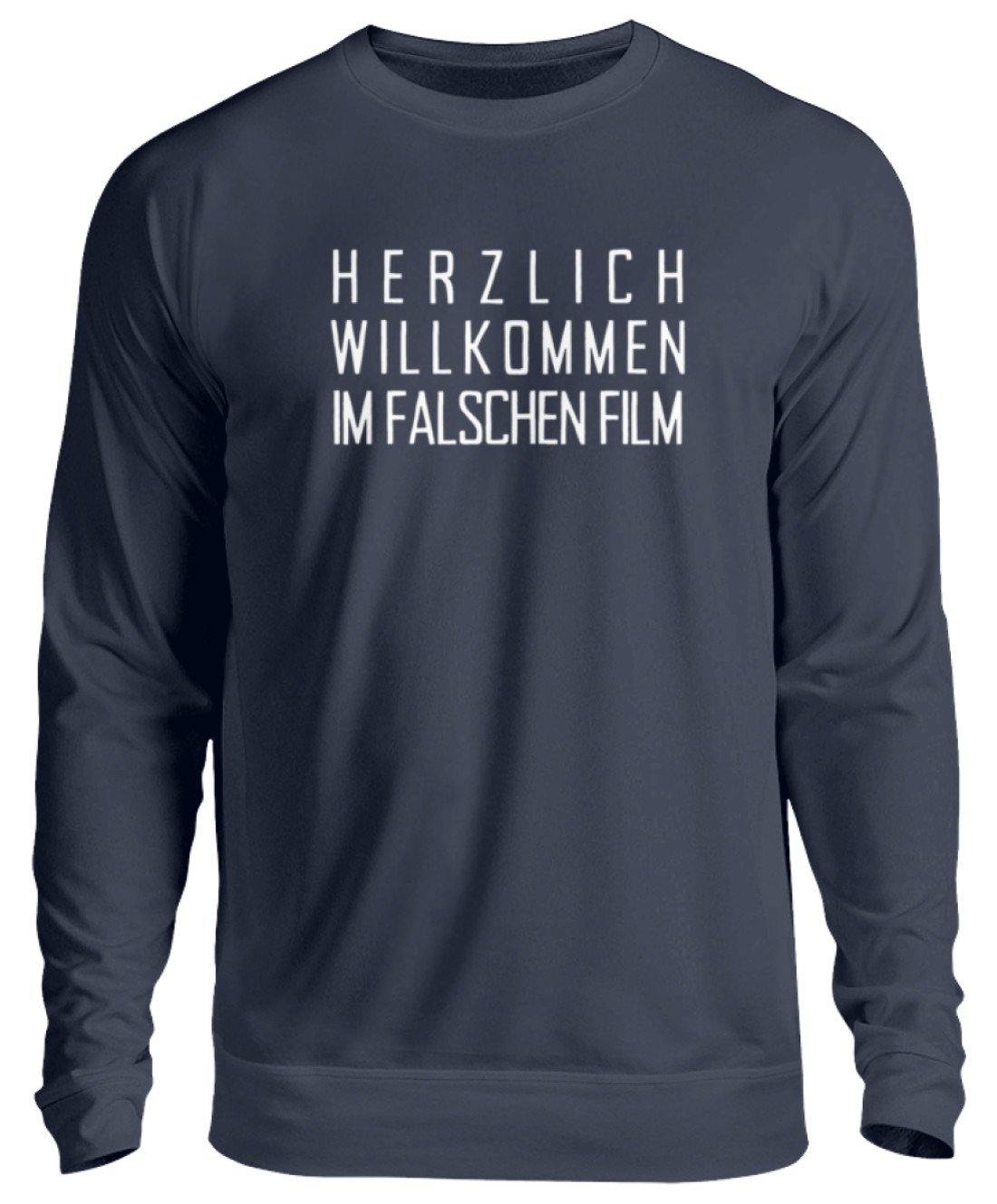 Herzlich willkommen im falschen Film  - Unisex Pullover