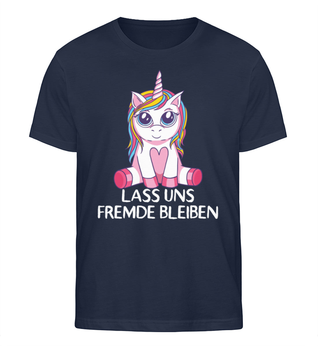 Lass uns fremde bleiben - Einhorn - TF  - Herren Organic Shirt