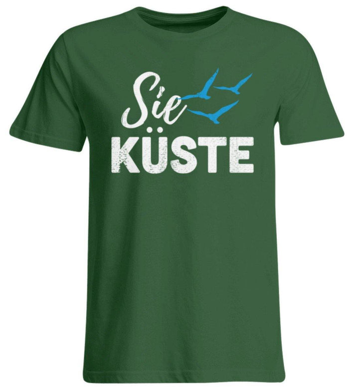 Sie Küste - Gut Besser Norddeutsch  - Übergrößenshirt - Words on Shirts Sag es mit dem Mittelfinger Shirts Hoodies Sweatshirt Taschen Gymsack Spruch Sprüche Statement