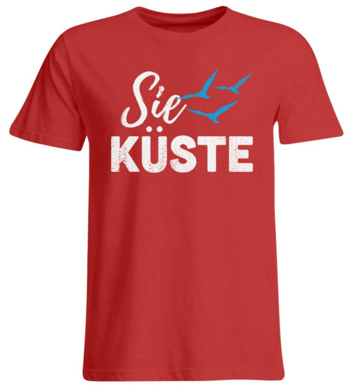 Sie Küste - Gut Besser Norddeutsch  - Übergrößenshirt - Words on Shirts Sag es mit dem Mittelfinger Shirts Hoodies Sweatshirt Taschen Gymsack Spruch Sprüche Statement