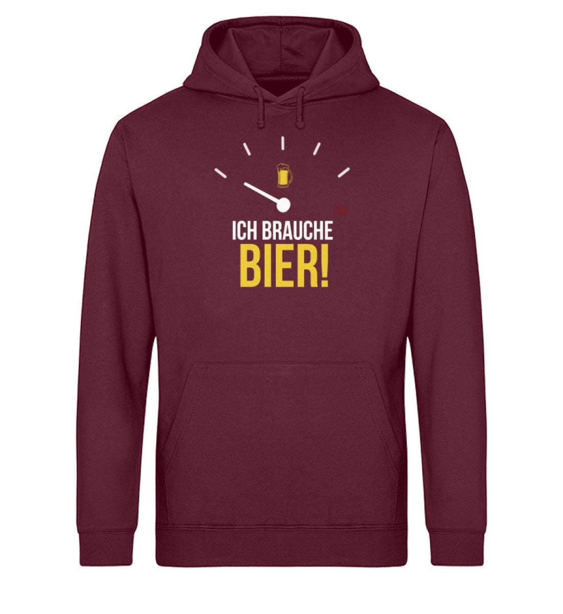 Ich brauche Bier - Tacho  - Unisex Organic Hoodie