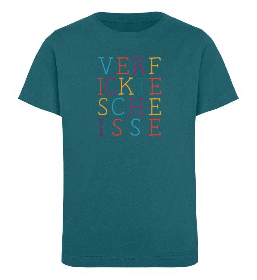 verf ickte sche isse  Words on Shirts PR  - Kinder Organic T-Shirt - Words on Shirts Sag es mit dem Mittelfinger Shirts Hoodies Sweatshirt Taschen Gymsack Spruch Sprüche Statement