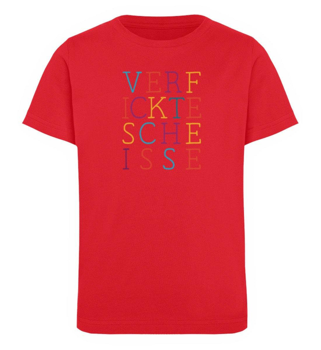 verf ickte sche isse  Words on Shirts PR  - Kinder Organic T-Shirt - Words on Shirts Sag es mit dem Mittelfinger Shirts Hoodies Sweatshirt Taschen Gymsack Spruch Sprüche Statement