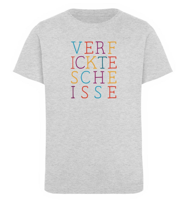 verf ickte sche isse  Words on Shirts PR  - Kinder Organic T-Shirt - Words on Shirts Sag es mit dem Mittelfinger Shirts Hoodies Sweatshirt Taschen Gymsack Spruch Sprüche Statement