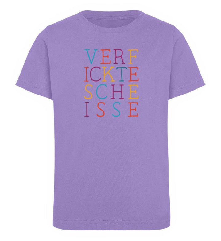 verf ickte sche isse  Words on Shirts PR  - Kinder Organic T-Shirt - Words on Shirts Sag es mit dem Mittelfinger Shirts Hoodies Sweatshirt Taschen Gymsack Spruch Sprüche Statement