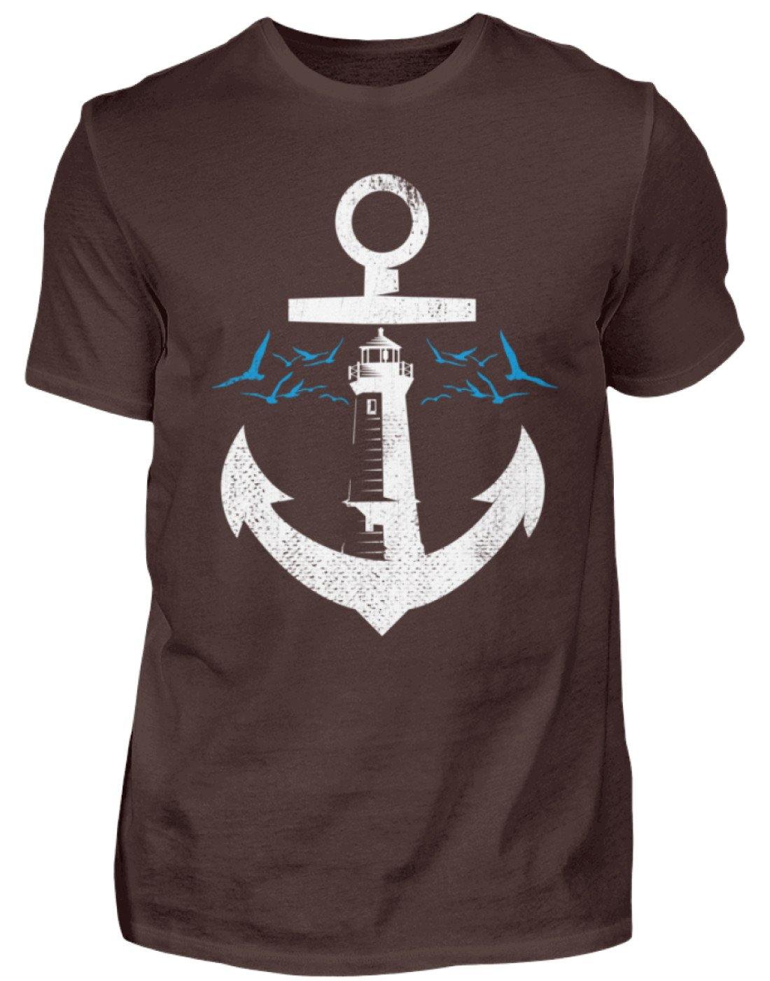 Norddeutsch Anker Leuchtturm  - Herren Shirt