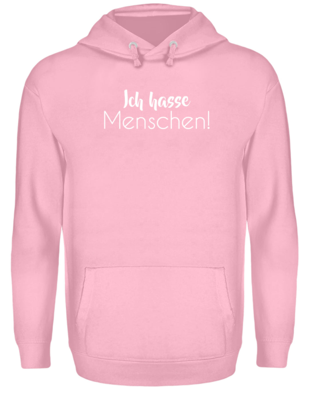 Ich hasse Menschen - Girls only  - Unisex Kapuzenpullover Hoodie - Words on Shirts