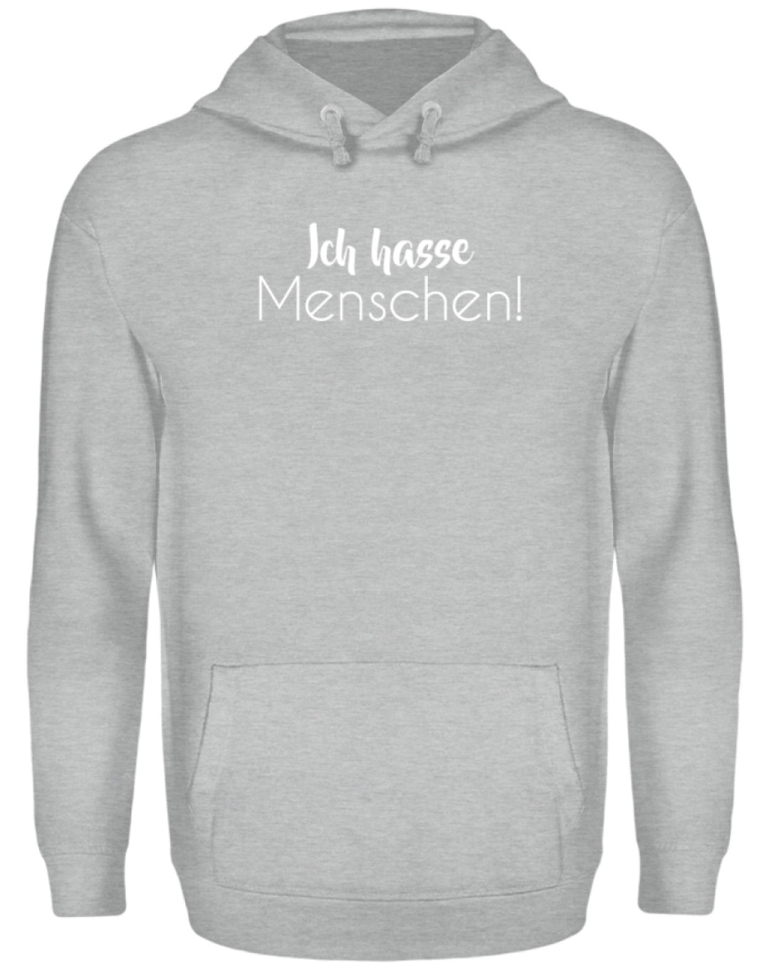 Ich hasse Menschen - Girls only  - Unisex Kapuzenpullover Hoodie - Words on Shirts