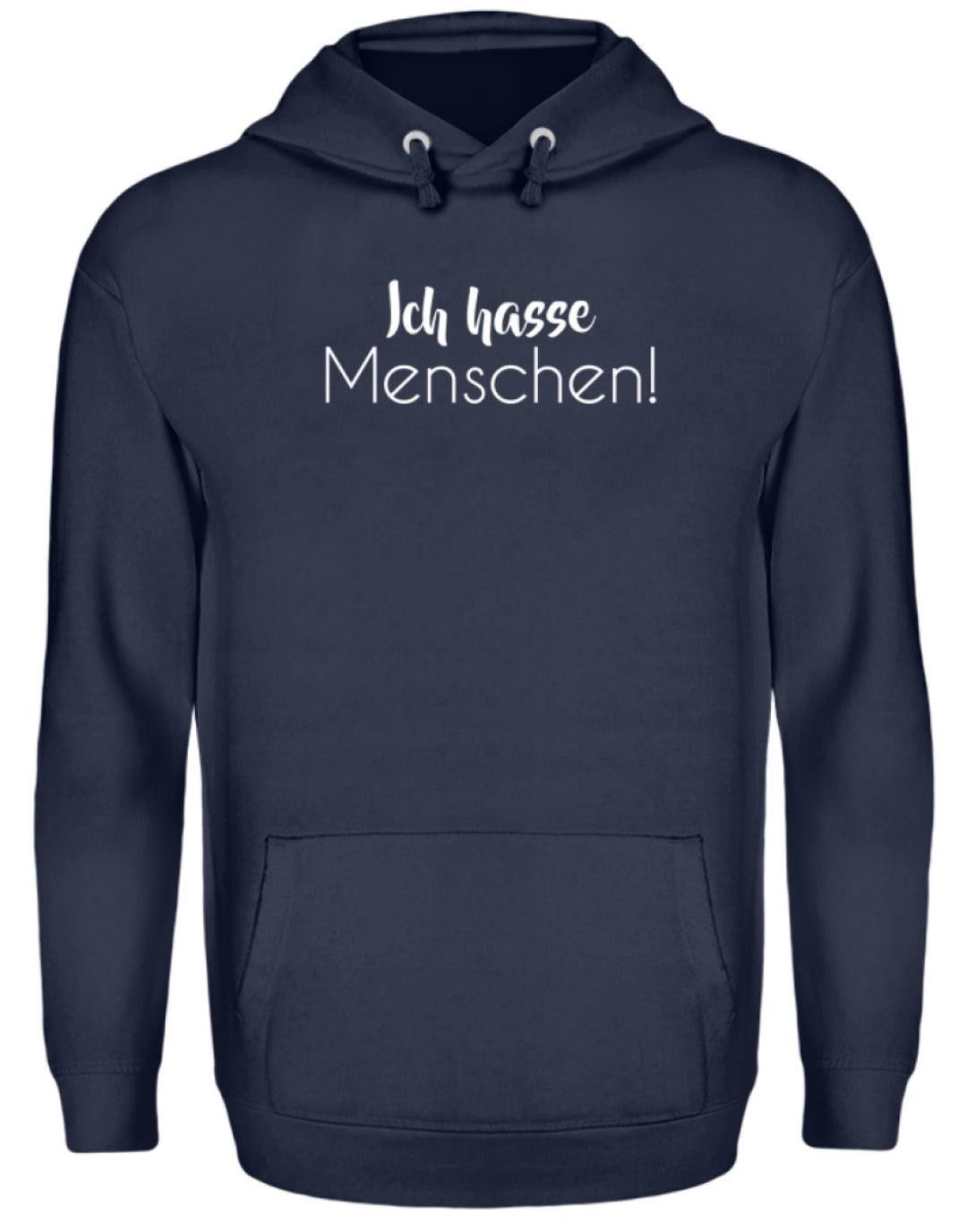 Ich hasse Menschen - Girls only  - Unisex Kapuzenpullover Hoodie - Words on Shirts