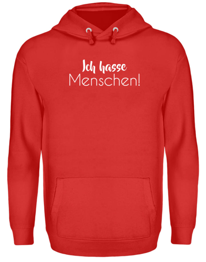 Ich hasse Menschen - Girls only  - Unisex Kapuzenpullover Hoodie - Words on Shirts