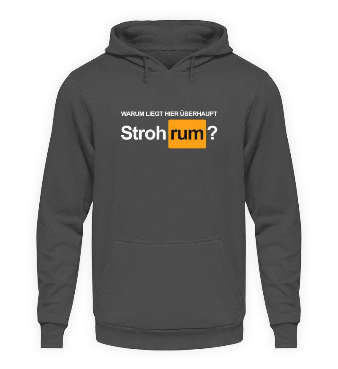 Stroh rum - Words on Shirts  - Unisex Kapuzenpullover Hoodie