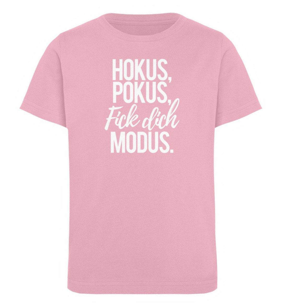 Fick dich Modus -  Words on Shirts - PR  - Kinder Organic T-Shirt - Words on Shirts Sag es mit dem Mittelfinger Shirts Hoodies Sweatshirt Taschen Gymsack Spruch Sprüche Statement