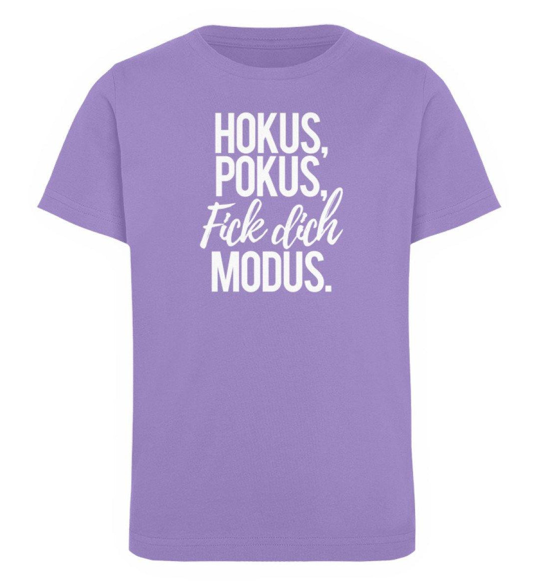 Fick dich Modus -  Words on Shirts - PR  - Kinder Organic T-Shirt - Words on Shirts Sag es mit dem Mittelfinger Shirts Hoodies Sweatshirt Taschen Gymsack Spruch Sprüche Statement