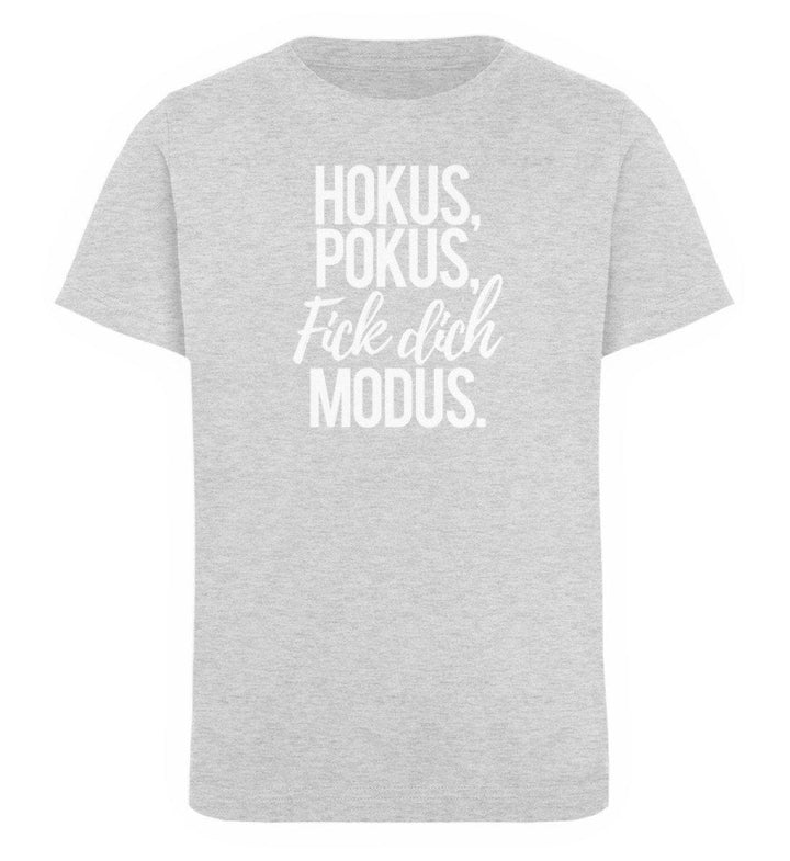 Fick dich Modus -  Words on Shirts - PR  - Kinder Organic T-Shirt - Words on Shirts Sag es mit dem Mittelfinger Shirts Hoodies Sweatshirt Taschen Gymsack Spruch Sprüche Statement