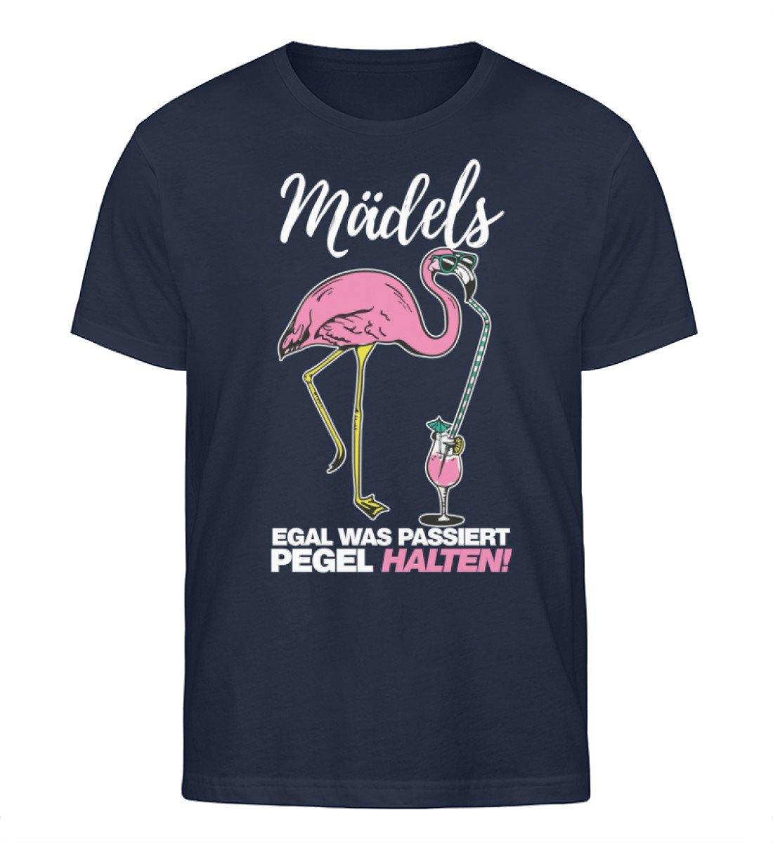 Mädels, Pegel halten. Flamingo  - Herren Organic Shirt