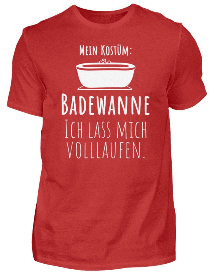 Kostüm Badewanne - Words on Shirts  - Herren Shirt - Karneval,  Fasching & Fastnacht - Words on Shirts Sag es mit dem Mittelfinger Shirts Hoodies Sweatshirt Taschen Gymsack Spruch Sprüche Statement