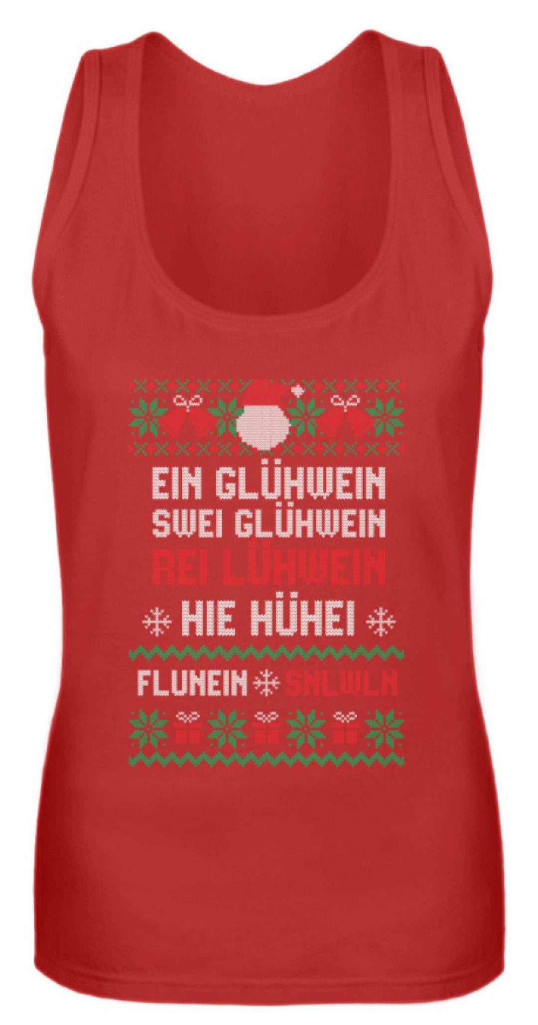 1 2 3 4 5 6 Glühwein - Words on Shirts  - Frauen Tanktop - Words on Shirts Sag es mit dem Mittelfinger Shirts Hoodies Sweatshirt Taschen Gymsack Spruch Sprüche Statement