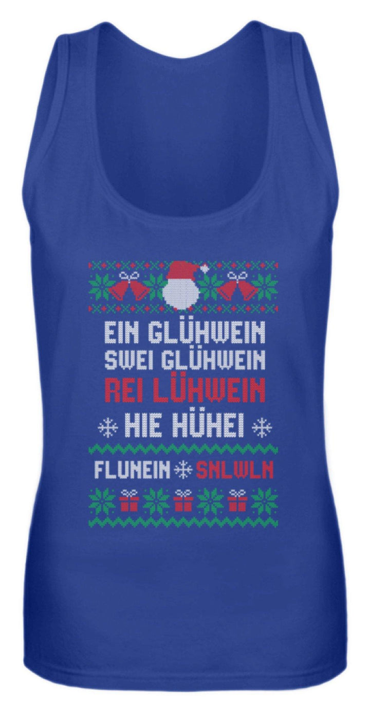 1 2 3 4 5 6 Glühwein - Words on Shirts  - Frauen Tanktop - Words on Shirts Sag es mit dem Mittelfinger Shirts Hoodies Sweatshirt Taschen Gymsack Spruch Sprüche Statement
