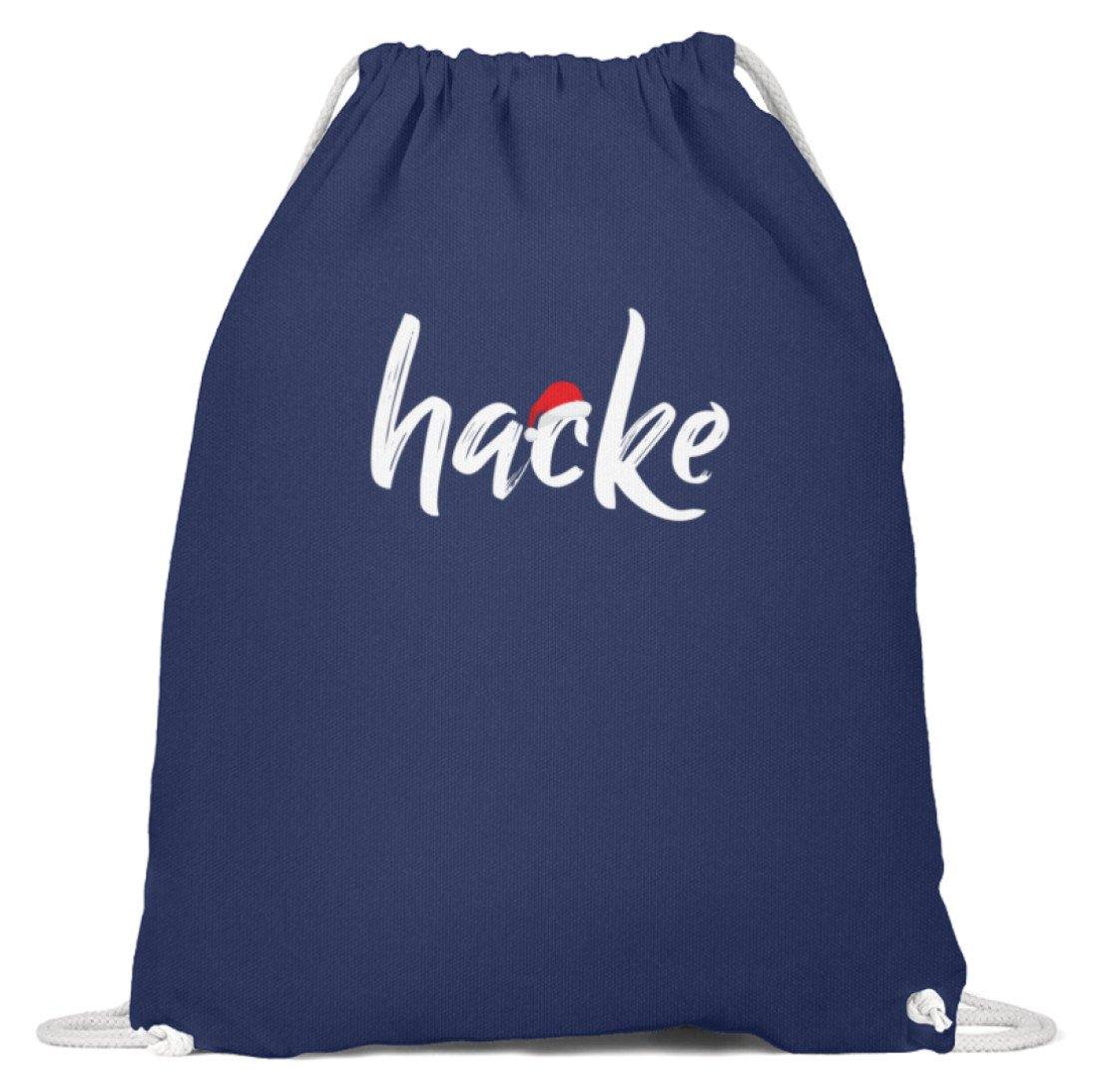 Hacke - Hacke Dicht - Words on Shirts  - Baumwoll Gymsac