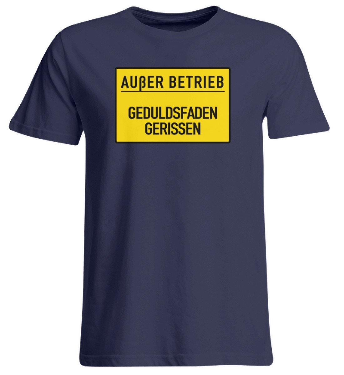 Außer Betrieb - Geduldsfaden gerissen  - Übergrößenshirt