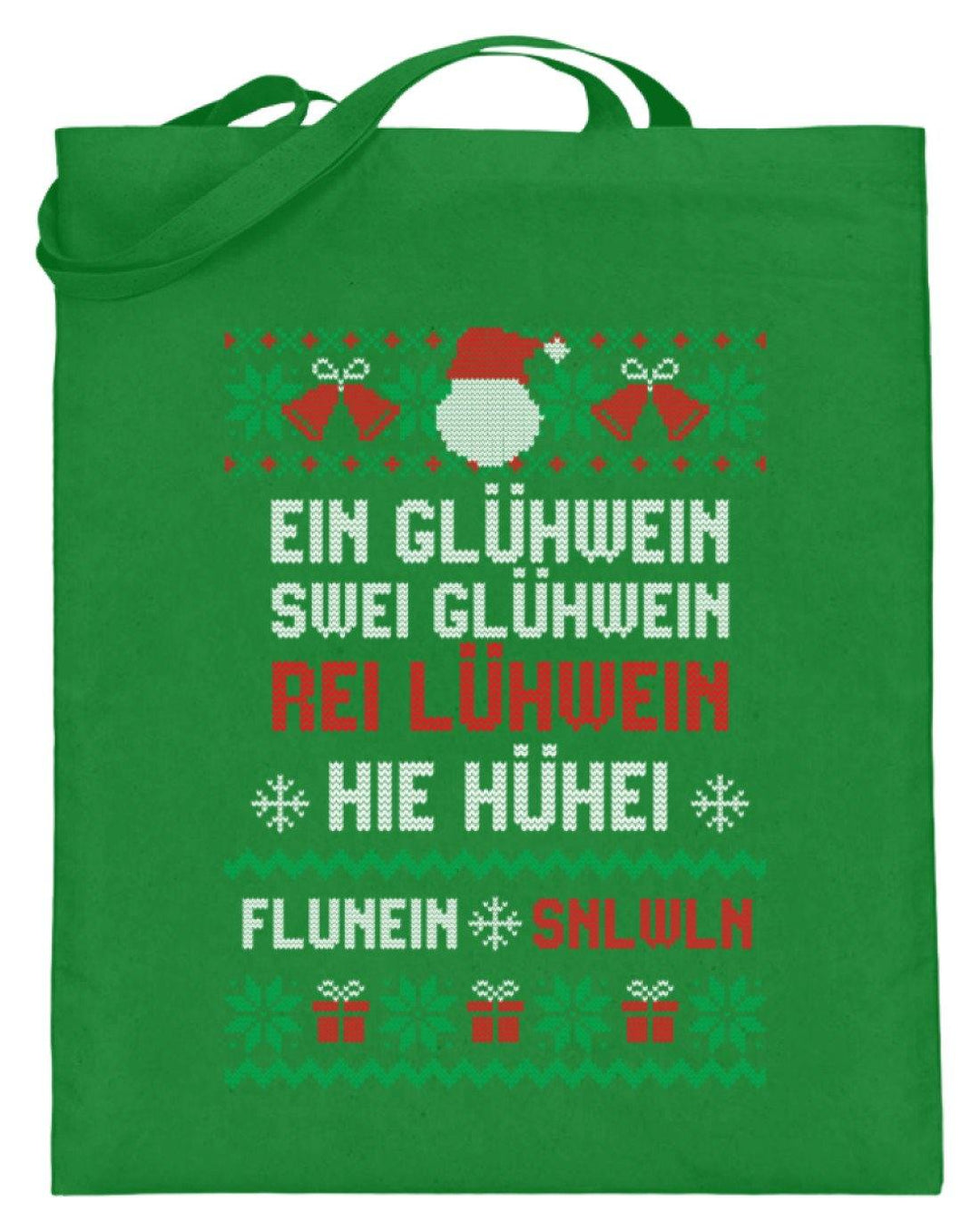 1 2 3 4 5 6 Glühwein - Words on Shirts  - Jutebeutel (mit langen Henkeln) - Words on Shirts Sag es mit dem Mittelfinger Shirts Hoodies Sweatshirt Taschen Gymsack Spruch Sprüche Statement