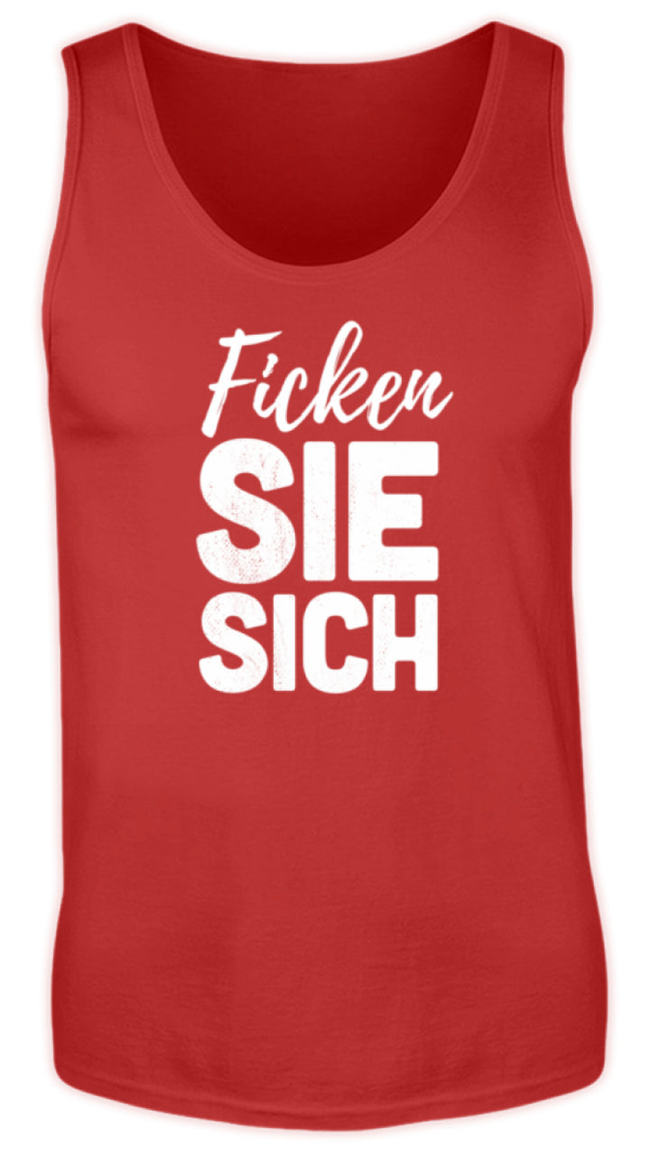 F*cken Sie sich  - Herren Tanktop - Words on Shirts