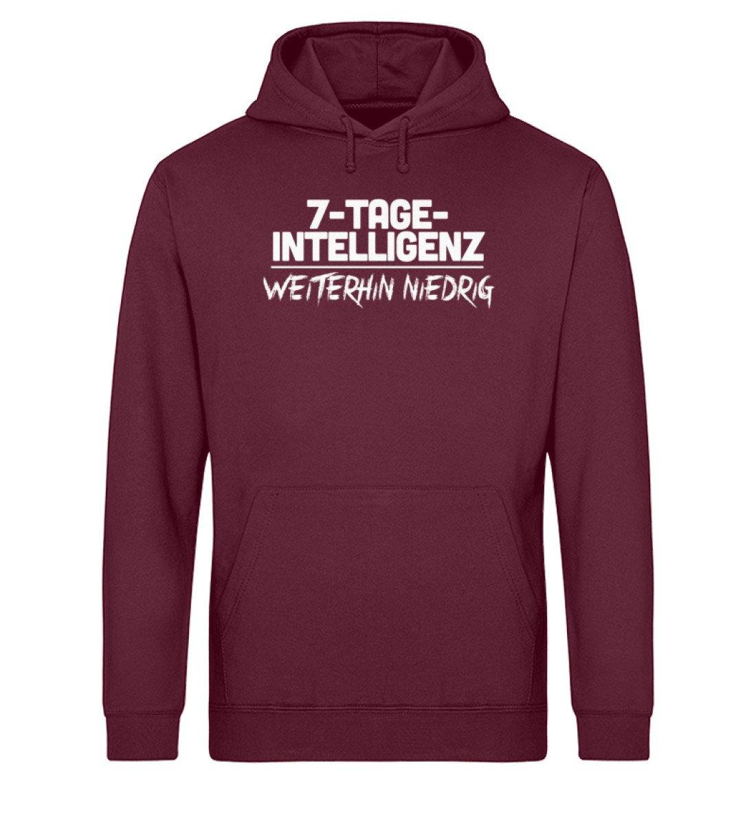 7-Tage-Intelligenz weiterhin niedrig  - Unisex Organic Hoodie